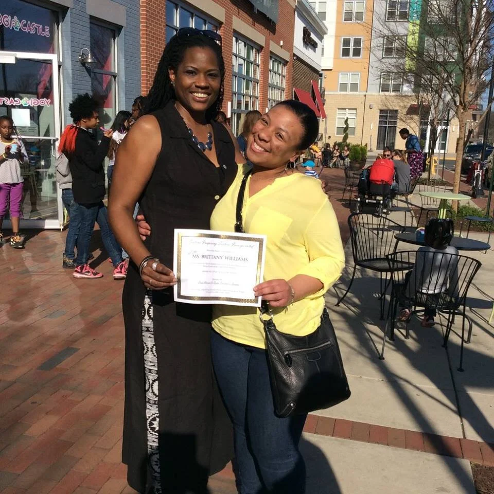 Lady Mo and Brittany TECE recipient.jpg