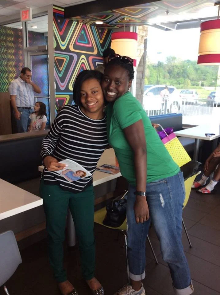 Rebecca gifting TECE recipient.jpg