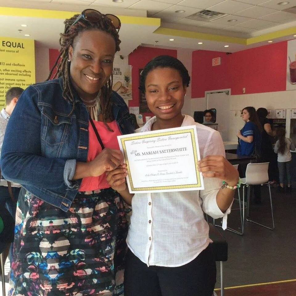 TECE Presentation Award to Maraiah.jpg