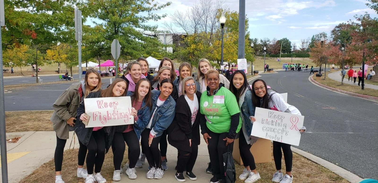 Lady Sandy and Volunteers_Making Strides 2K19.jpg