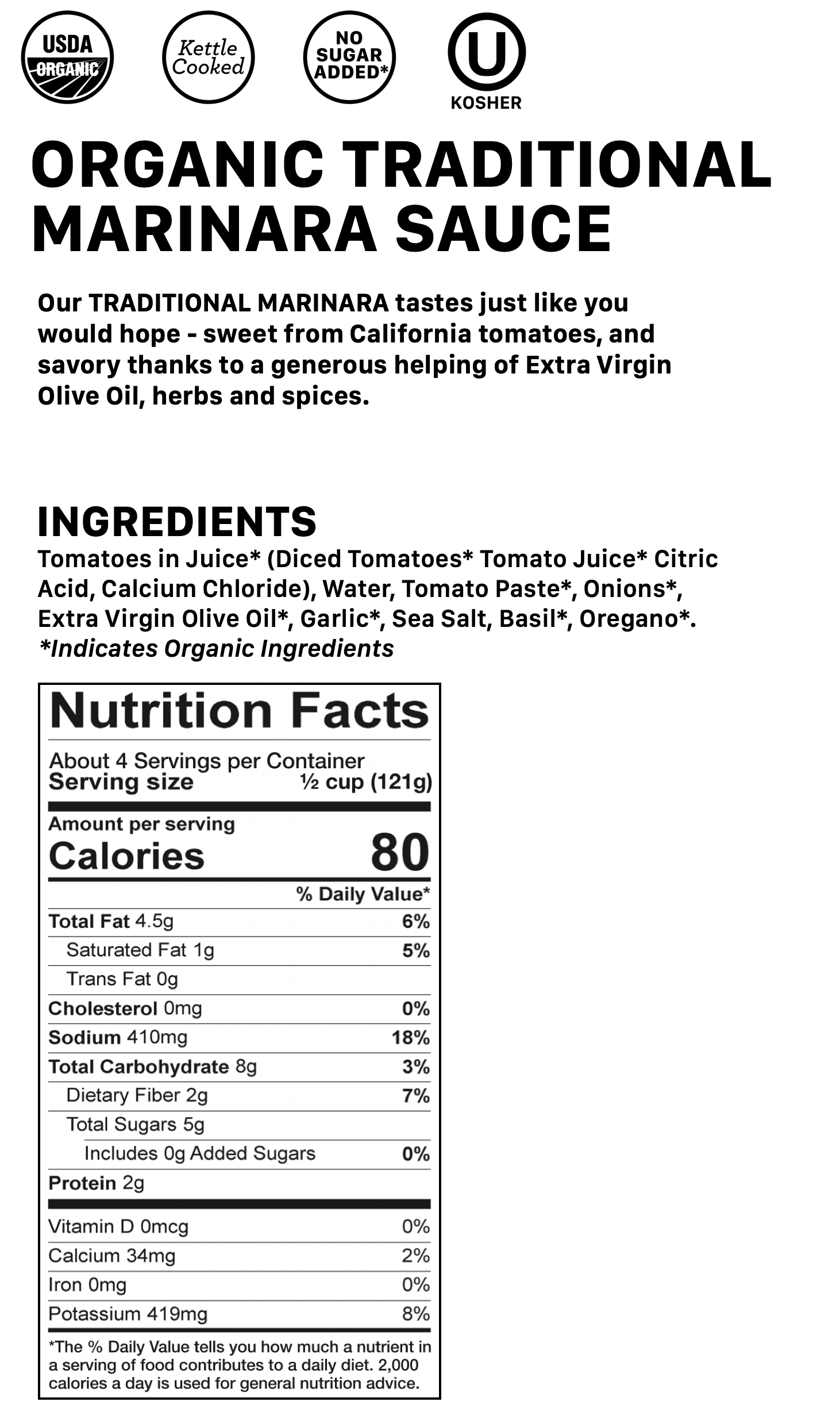 Traditional Marinara Pasta Sauce — Born Simple