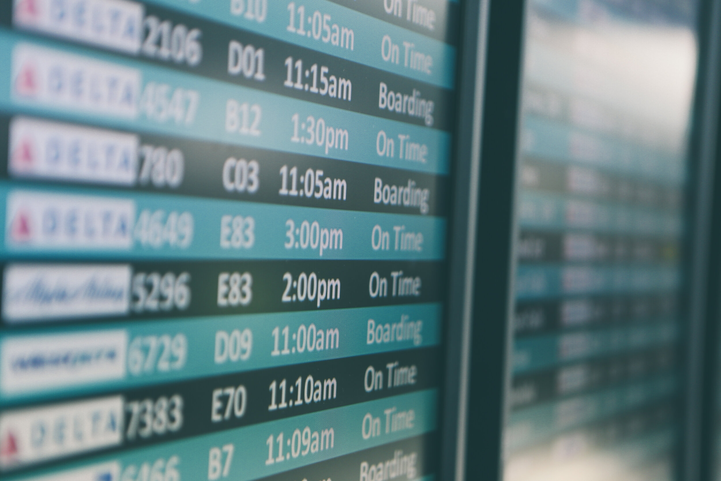 Departure/Arrival Amenities
