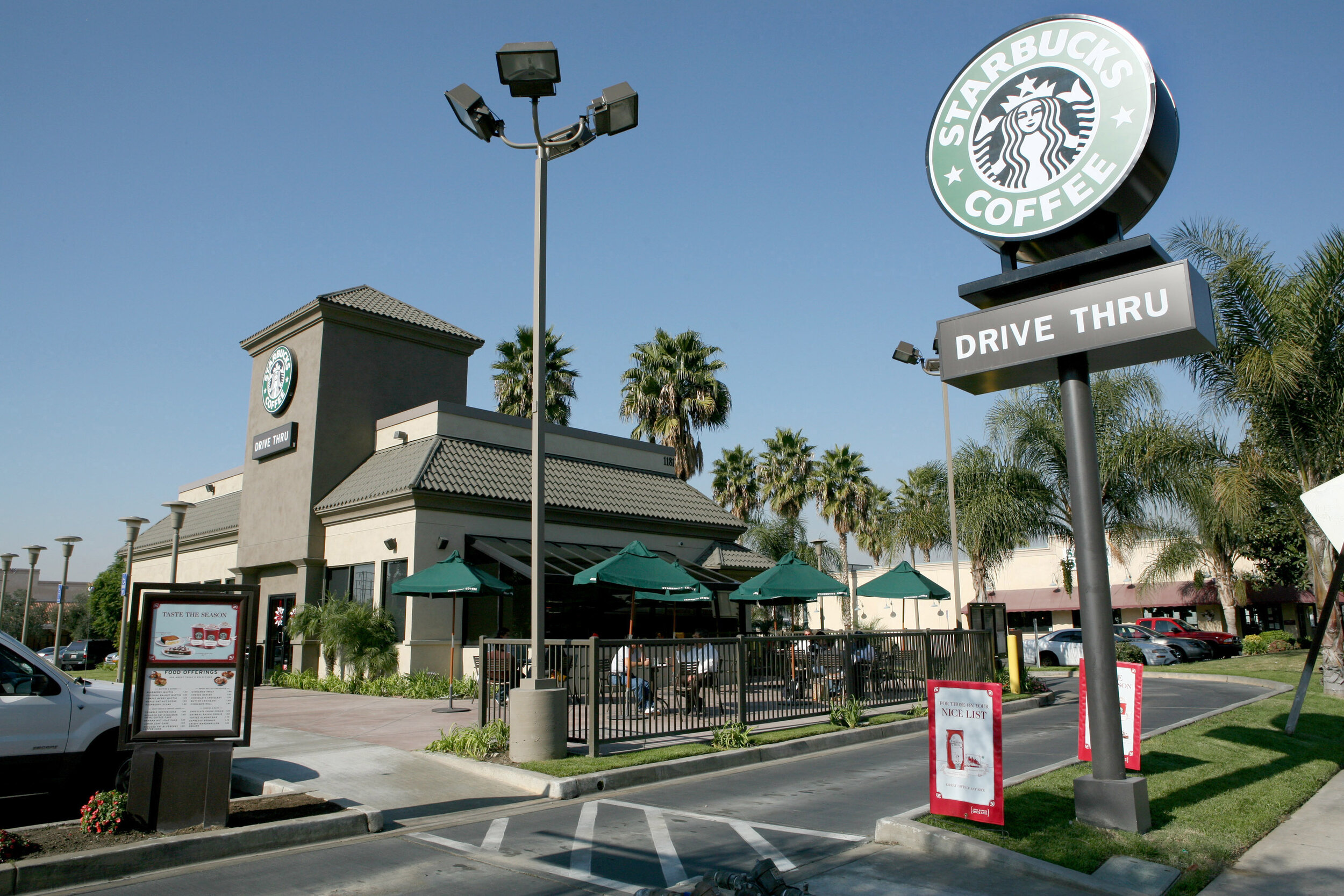  Starbucks drive through in Southern California 