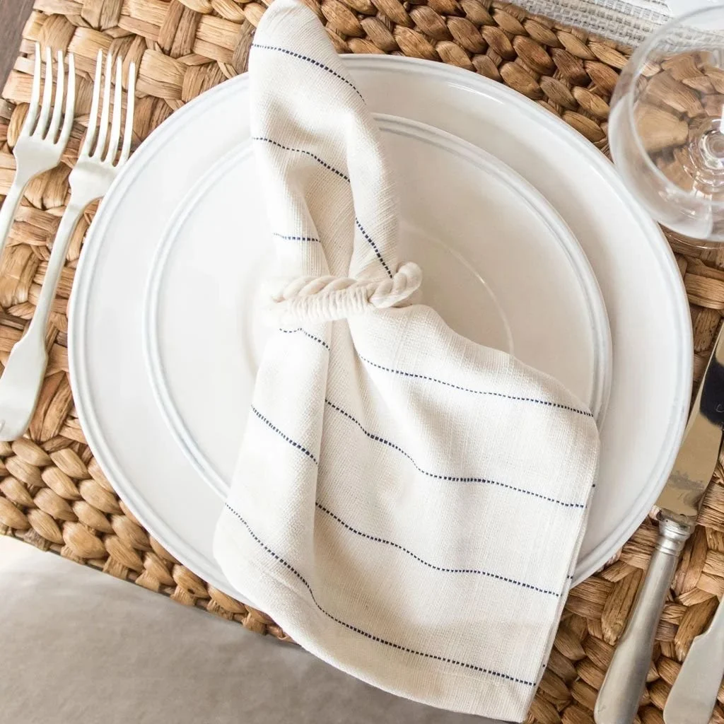 Blue pinstripe Napkin