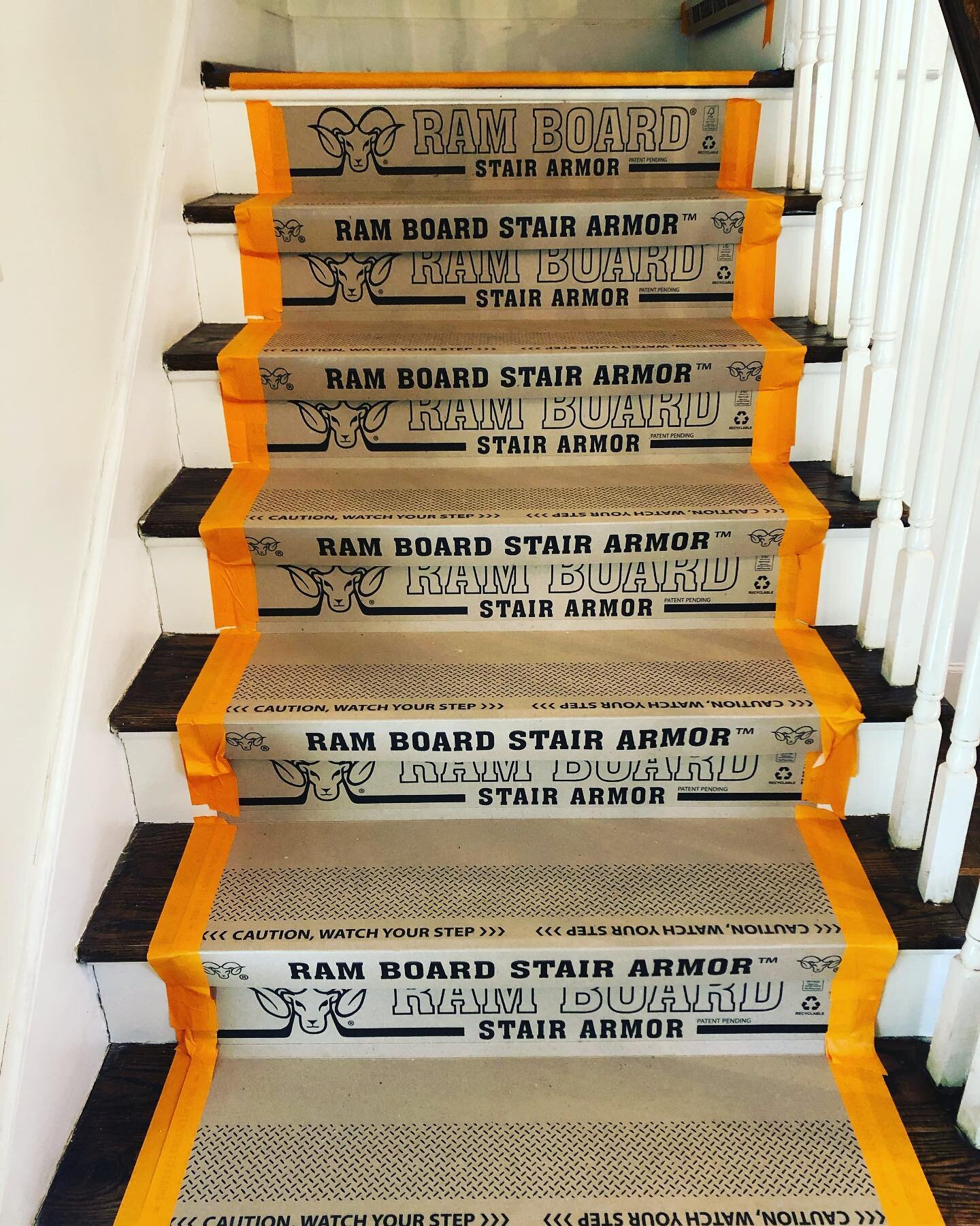 Nothing says &ldquo;We care&rdquo; more than using @ram_board new stair armor at our clients home. How do you show that you care? Happy Valentines Day!
#remodel #remodeling #bathroomremodel #dirtywork #protection #ramboard