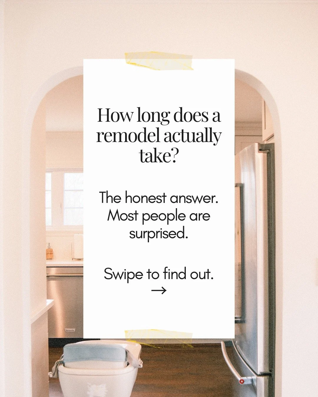 We get this question ALL the time: &ldquo;How long does a remodel actually take?&rdquo; 🕰 Let's break it down!
