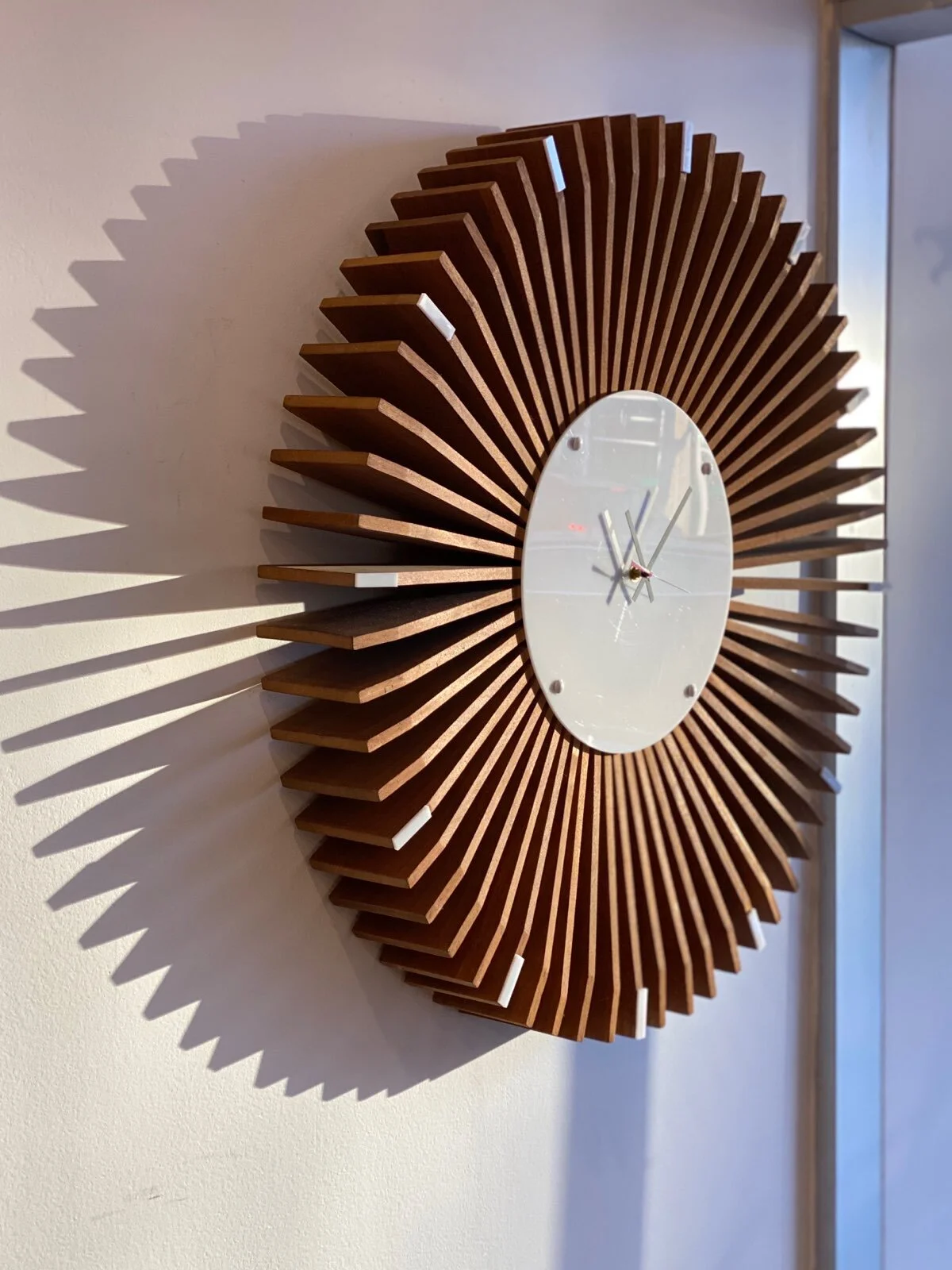 Mid Century Modern Slat Wall Clock The S Pace Detroit Mid Century Modern Slat Wall Clock The S Pace Detroit