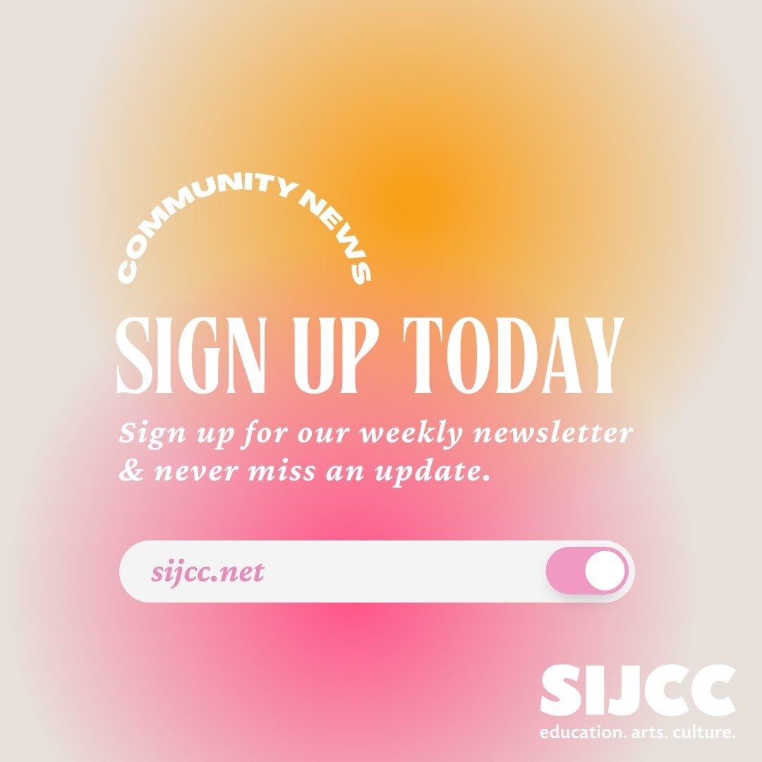 Want to know what's happening at @SIJCC? Sign up for our newsletter ✉️ and we'll tell you EVERYTHING.⁠
⁠
link in bio⁠