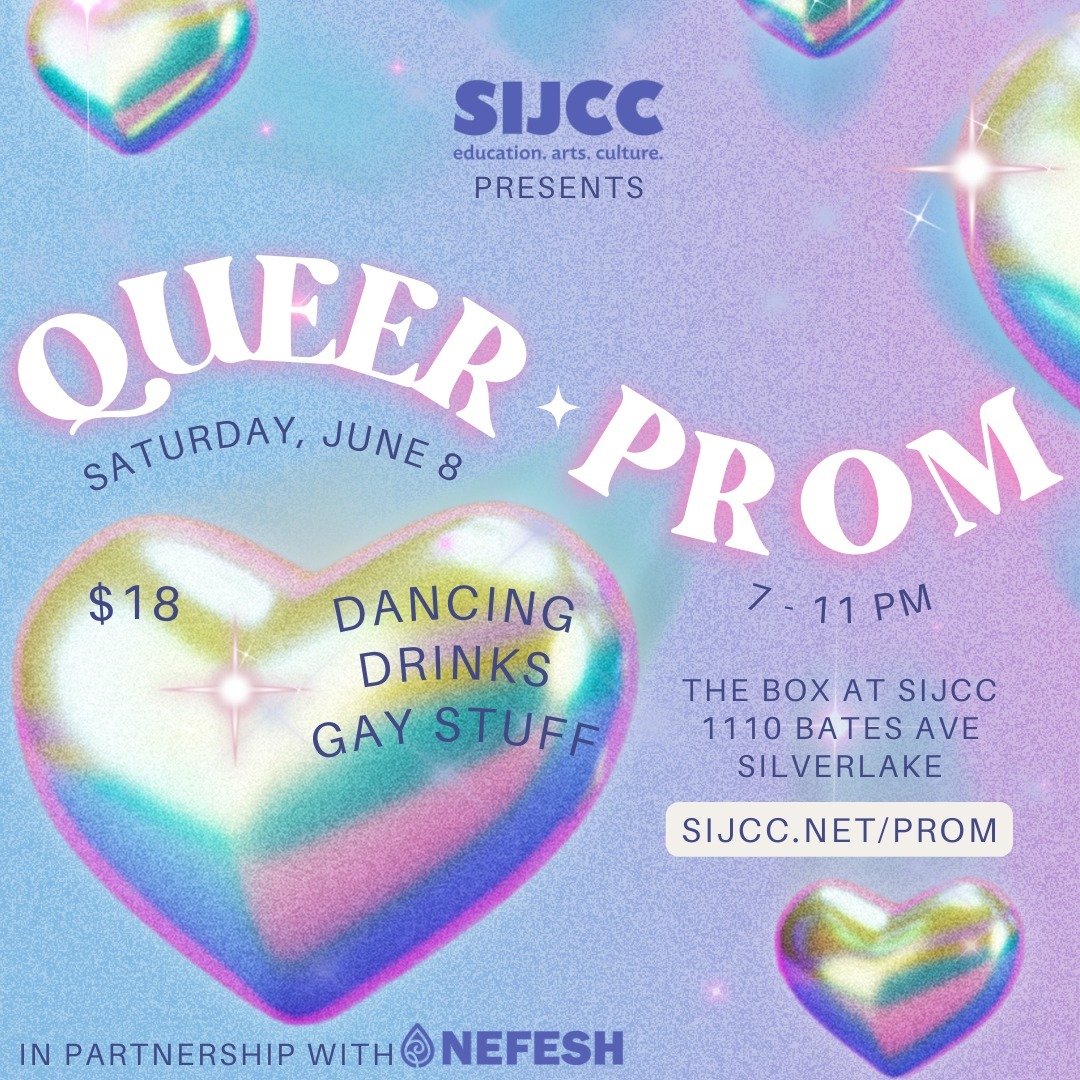 🌈 All QTs report to the dance floor- IT'S TIME FOR PROM! 🌈 
⁠
Dress code? Semi formal/formal/you do you boo.⁠
⁠
Tickets are $18 dollars. Doors at 7, party ends at 11.⁠
⁠
Food, drinks, and prom pics available for purchase, so come prepared!⁠
⁠
A mut