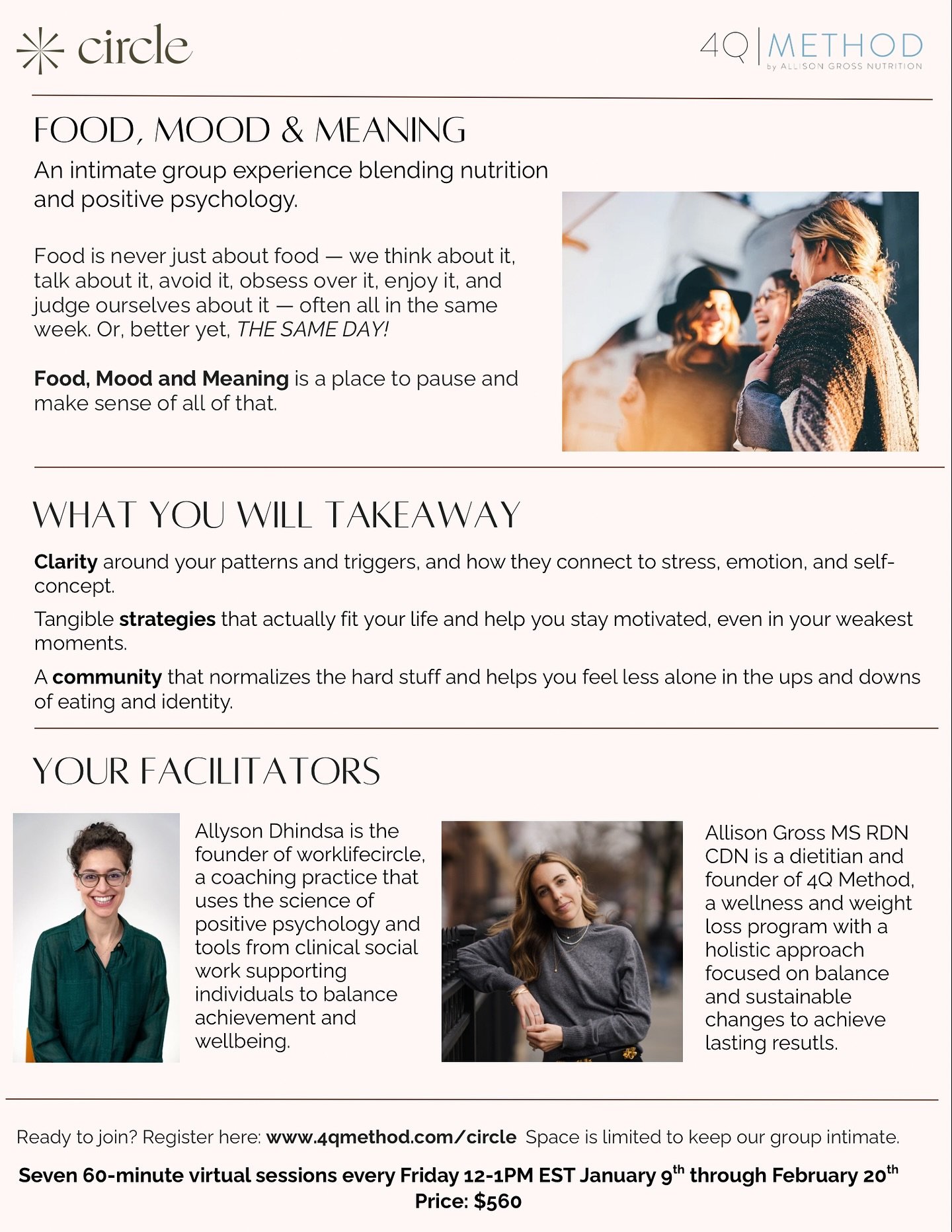 If food feels like&hellip; a lot sometimes &mdash; you&rsquo;re not alone. Imagine starting the new year with a deeper understanding of your relationship with food &mdash; and tools that actually help you stay grounded when life feels chaotic.
That&r