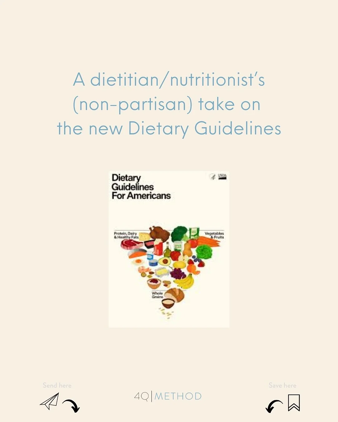 Let&rsquo;s keep food a-political, shall we? Here&rsquo;s our take on the latest Dietary Guidelines.

#HealthyEating
#NutritionTips
#DietitianApproved
#EatWellLiveWell
#BalancedDiet
#USADietaryGuidelines
#NutritionEducation
#FoodAsMedicine
#EatTheRai