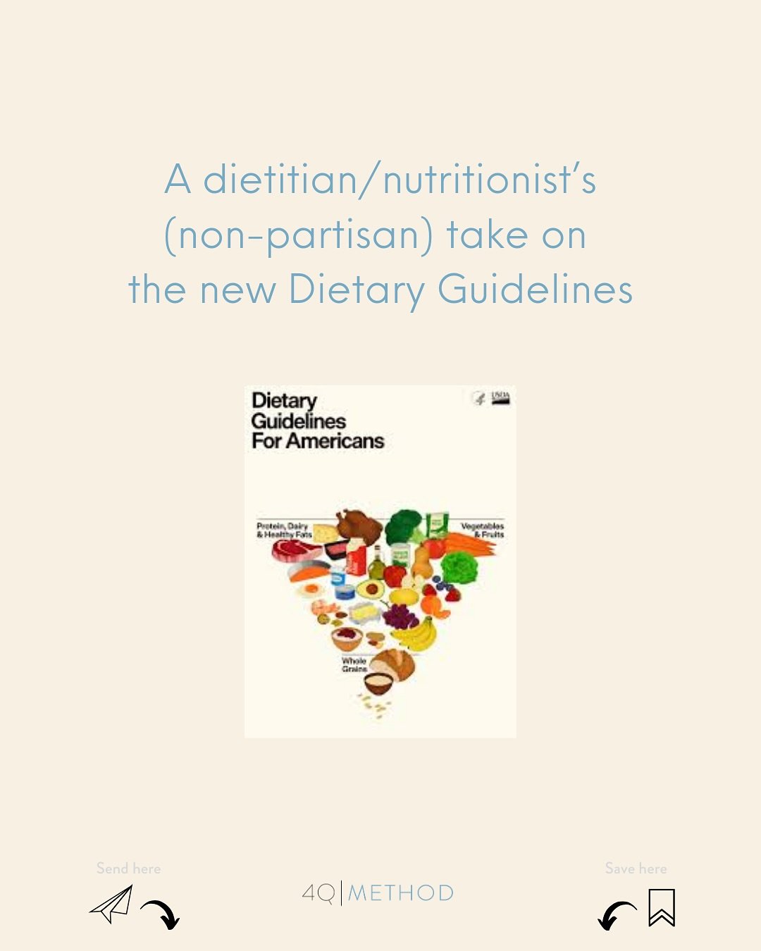 Let&rsquo;s keep food a-political, shall we? Here&rsquo;s our take on the latest Dietary Guidelines.

#HealthyEating
#NutritionTips
#DietitianApproved
#EatWellLiveWell
#BalancedDiet
#USADietaryGuidelines
#NutritionEducation
#FoodAsMedicine
#EatTheRai