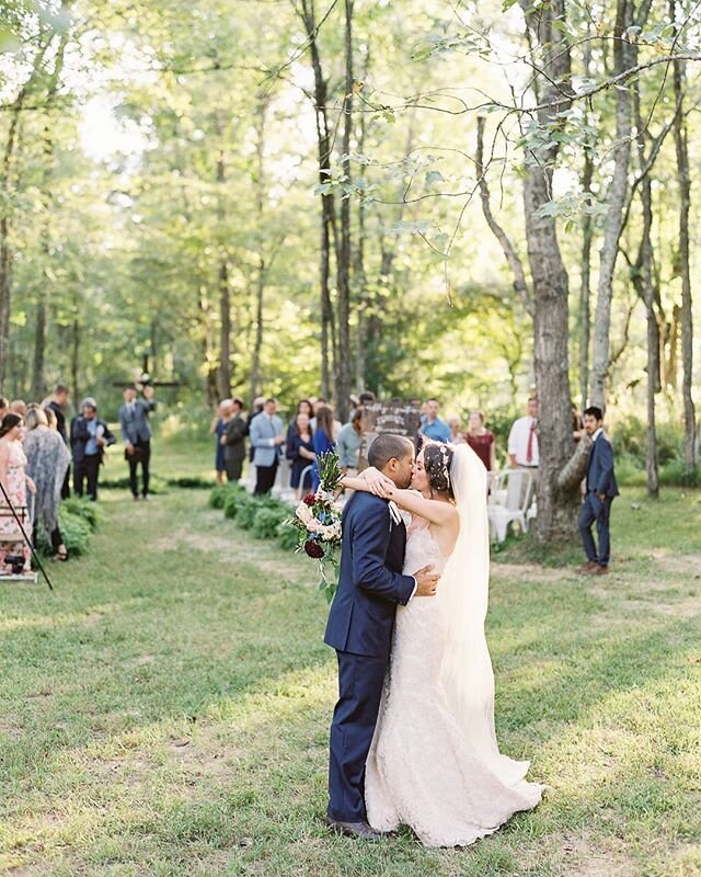 Our wedding day...wouldn't have had things any other way&nbsp;✨ ​See that group behind us? Those were all of our wedding guests. Just 80 of our nearest and dearest met us in the mountains as we said our I Do's. ​
​
​I'm seeing a lot of angst out in t