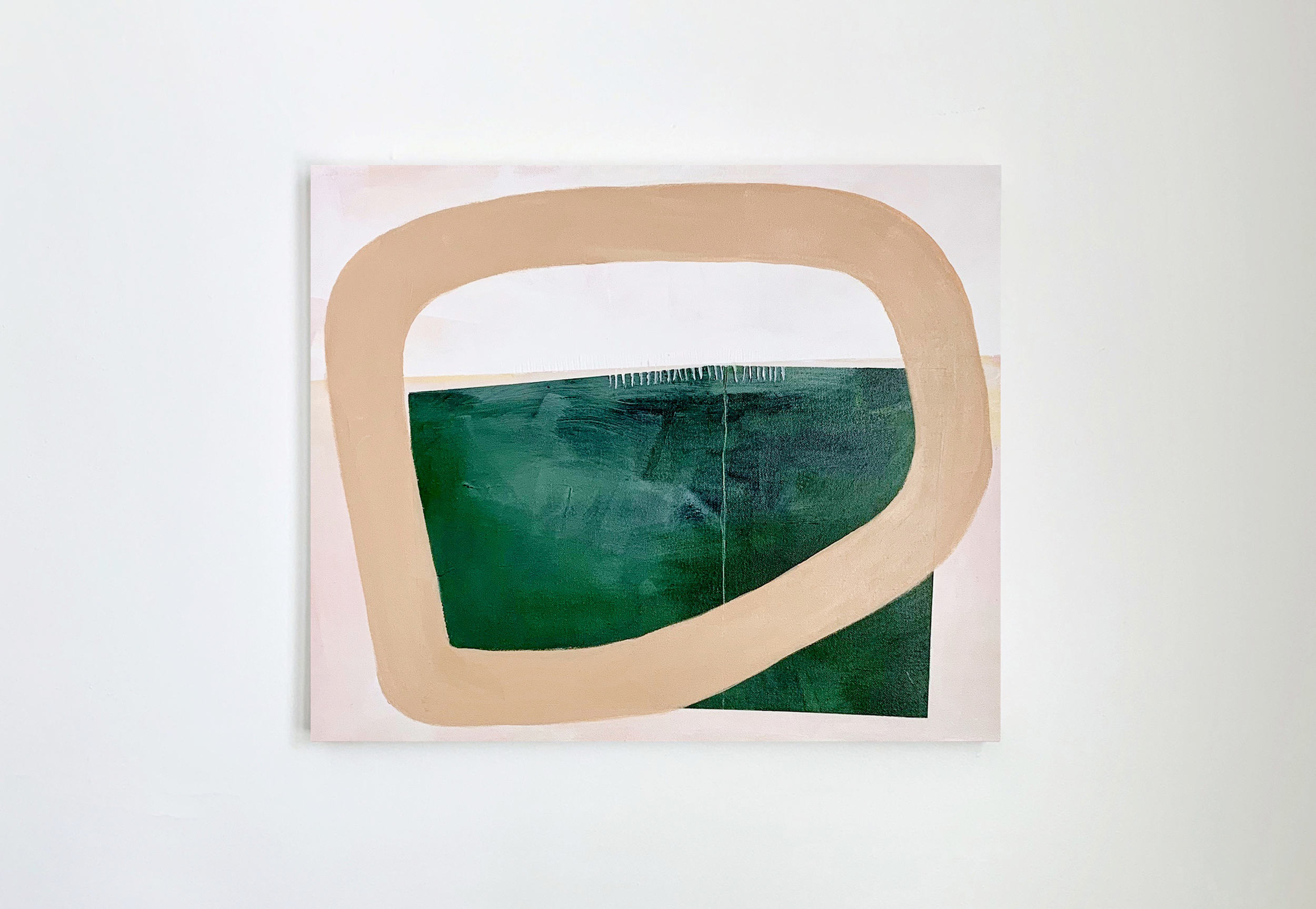 "Racines", 24" x 20", Acrylic paint on canvas