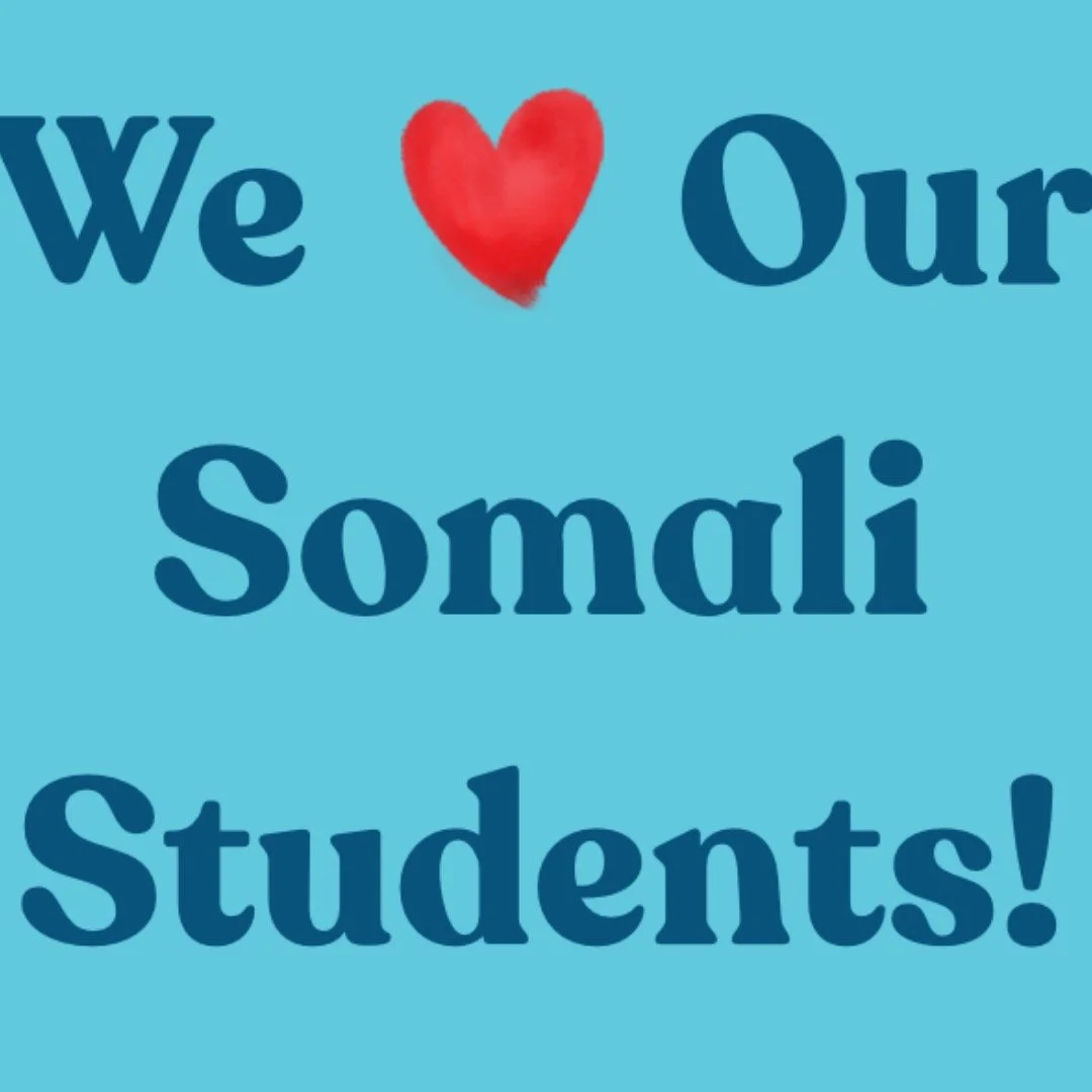 We stand with our Somali learners. We stand with every adult who walks through our doors. Everyone belongs here. 💙