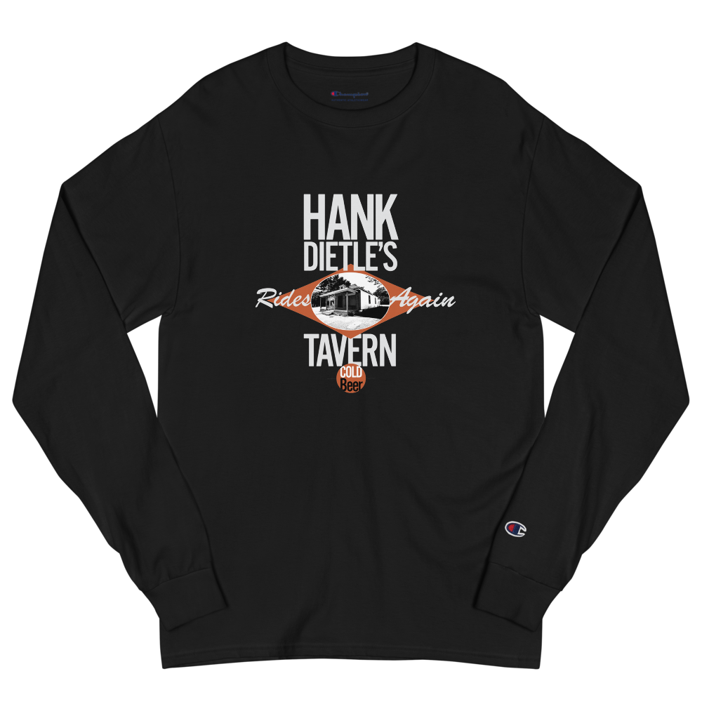 Dick Bangham Rides Again T-Shirt - Champion® Brand — HANK DIETLE'S TAVERN