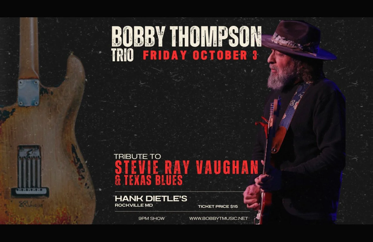 Bobby Thompson Trio • Tribute to Stevie Ray Vaughan & Texas Blues