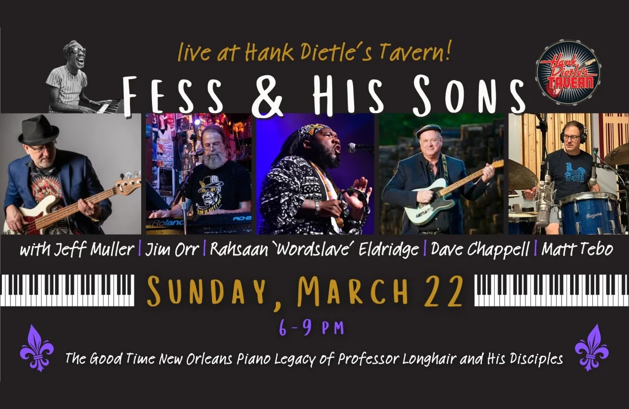 Fess &amp; His Sons • The New Orleans Good Time Piano Show 