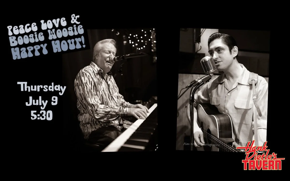 Peace, Love &amp; Boogie Woogie Happy Hour • Bill Starks w/Willie Barry