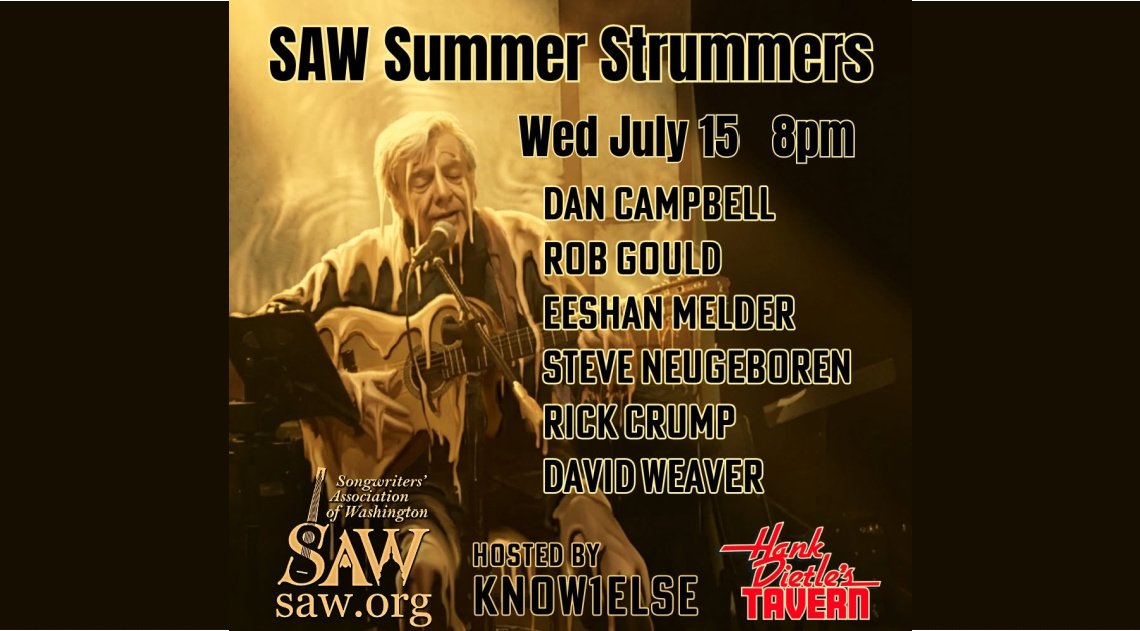 Songwriters Association of Washington (SAW) Showcase  