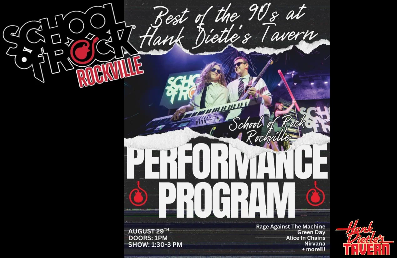 School of Rock Showcase • Performance Program 