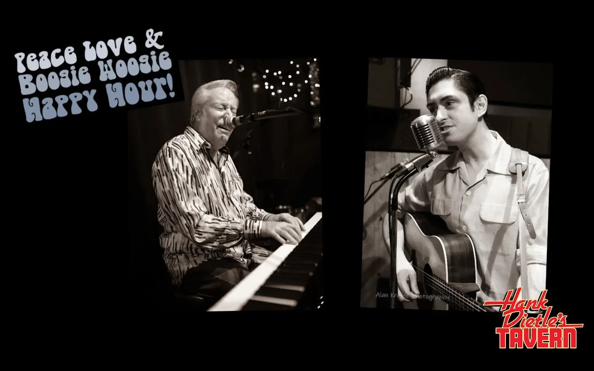 Peace, Love &amp; Boogie Woogie Happy Hour • Bill Starks w/Willie Barry  