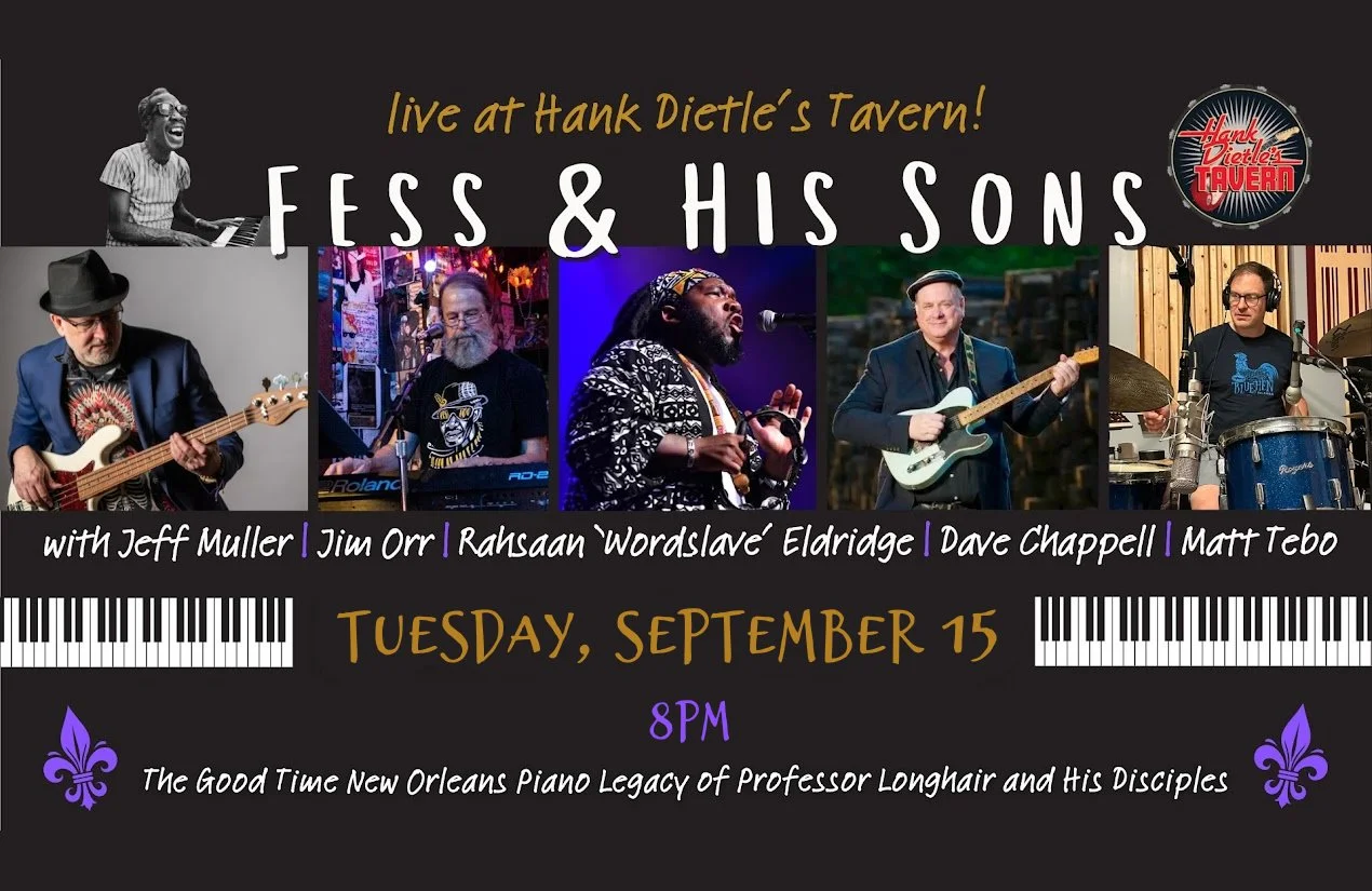 Fess &amp; His Sons • The New Orleans Good Time Piano Show  