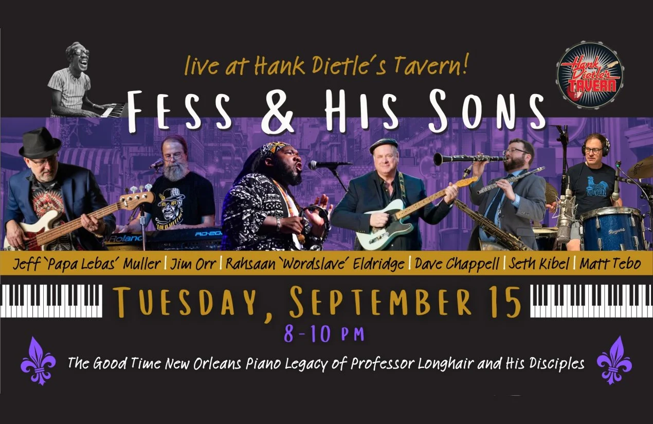 Fess &amp; His Sons • The New Orleans Good Time Piano Show  