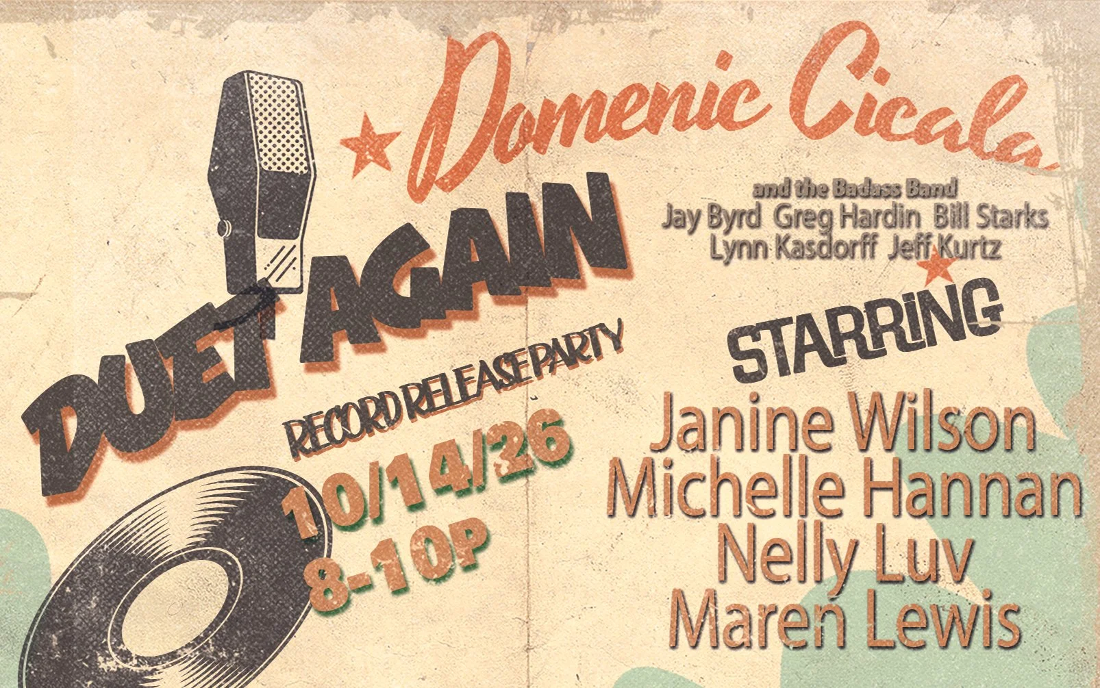 Domenic Cicala-Album Release Party