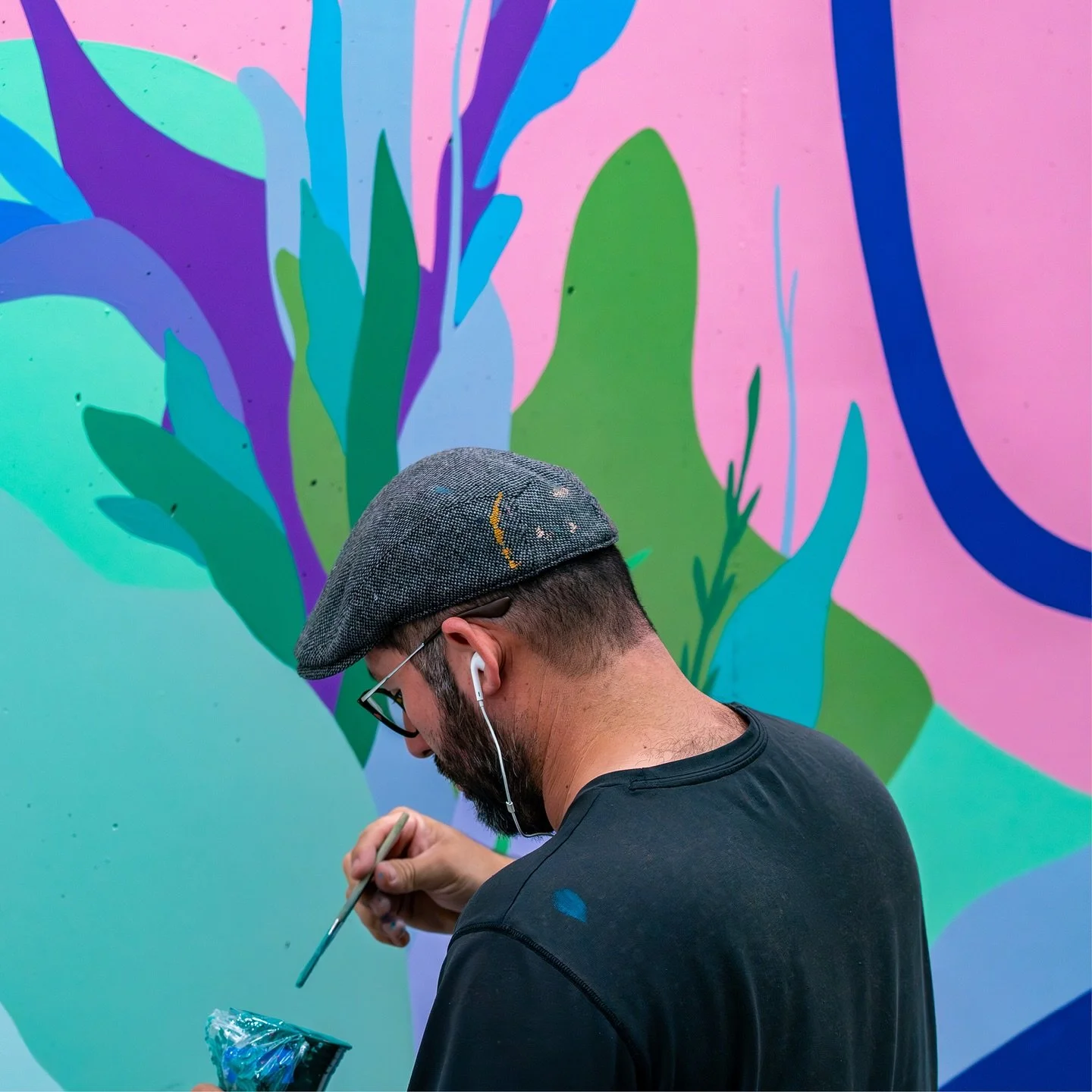 A few shots of content I created for a mural that my homie @alonsodelgadillo is working on for @ucsdhealth in Hillcrest. This is the first of two murals he just finished, I&rsquo;m working on a video of the backstory of the mural. Alonso is being ass