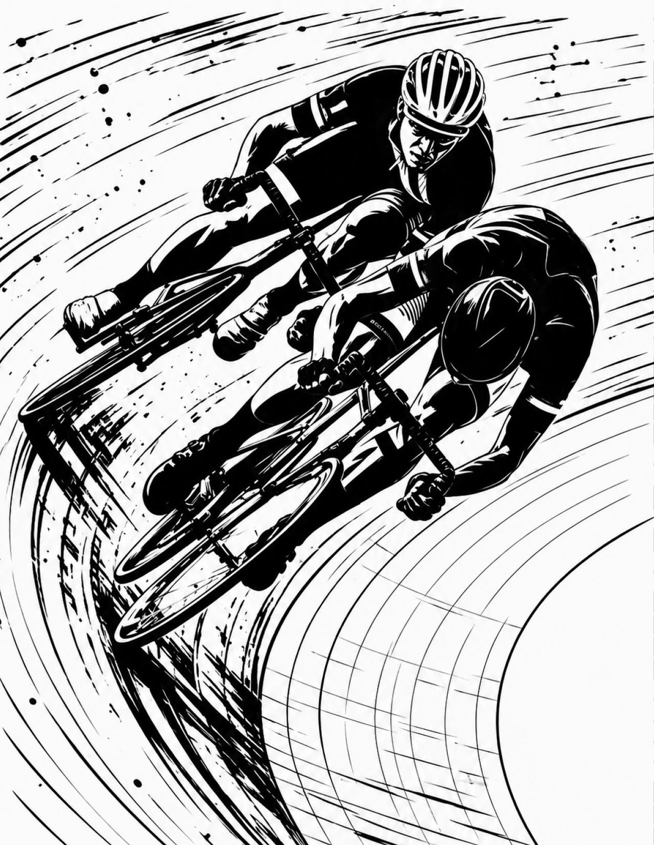 #illustration #cycling #running #wellness