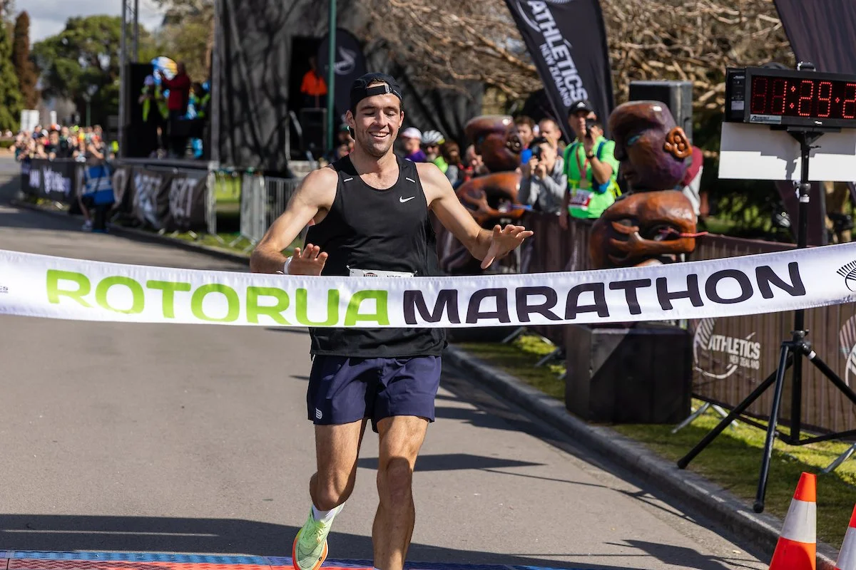 Michael Voss claims historic Rotorua marathon three-peat
