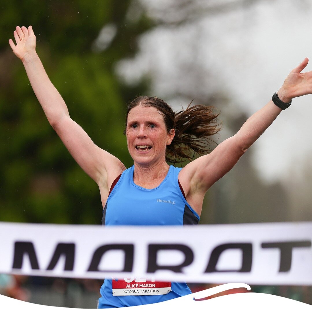 And a massive congrats to Alice Mason - our first female for the 2023 Red Stag Rotorua Marathon clocking a time of 2:54:30 🥇

📸 @aarongillions 

#rotoruamarathon