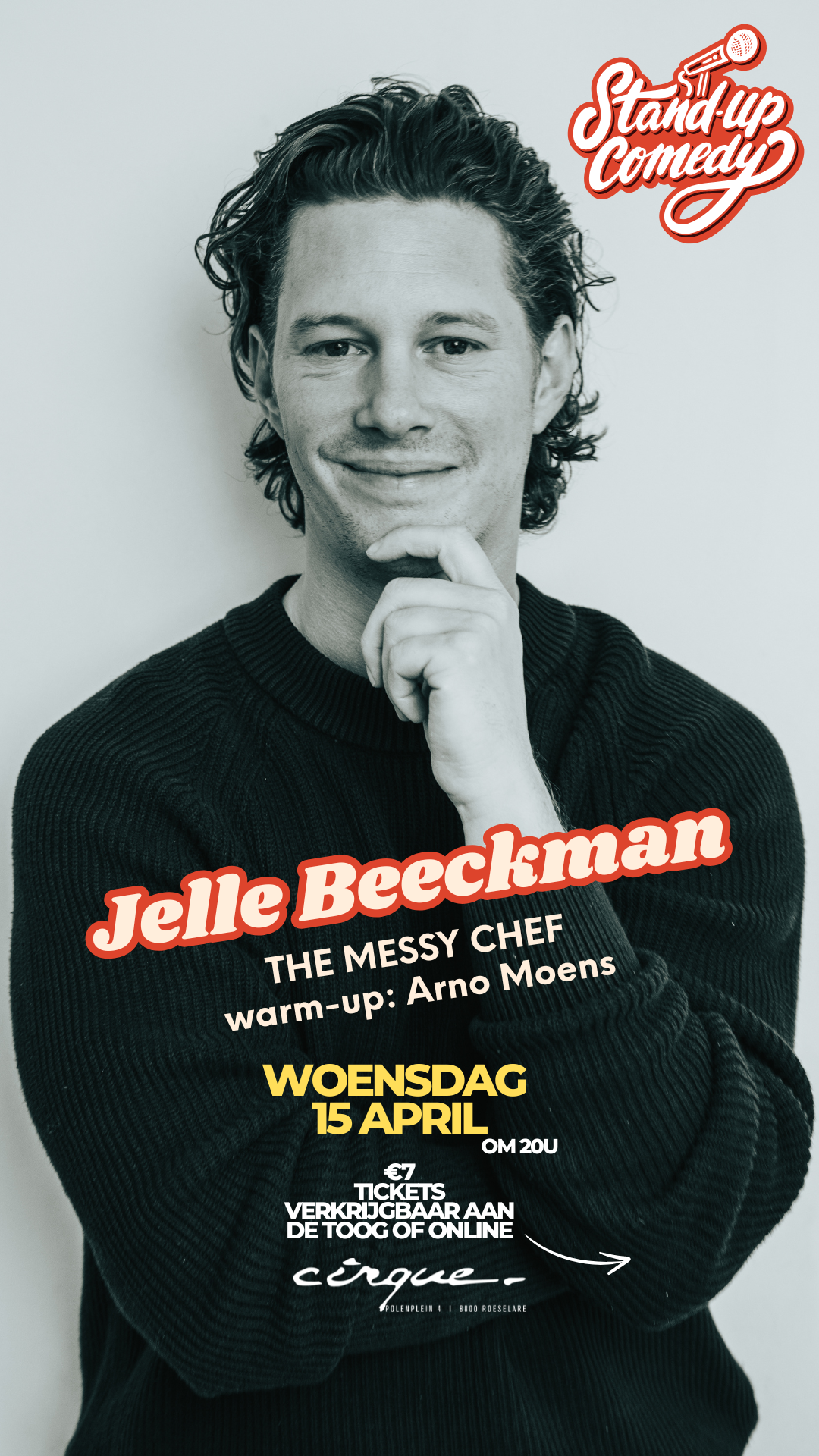 Comedy Night met Jelle Beeckman