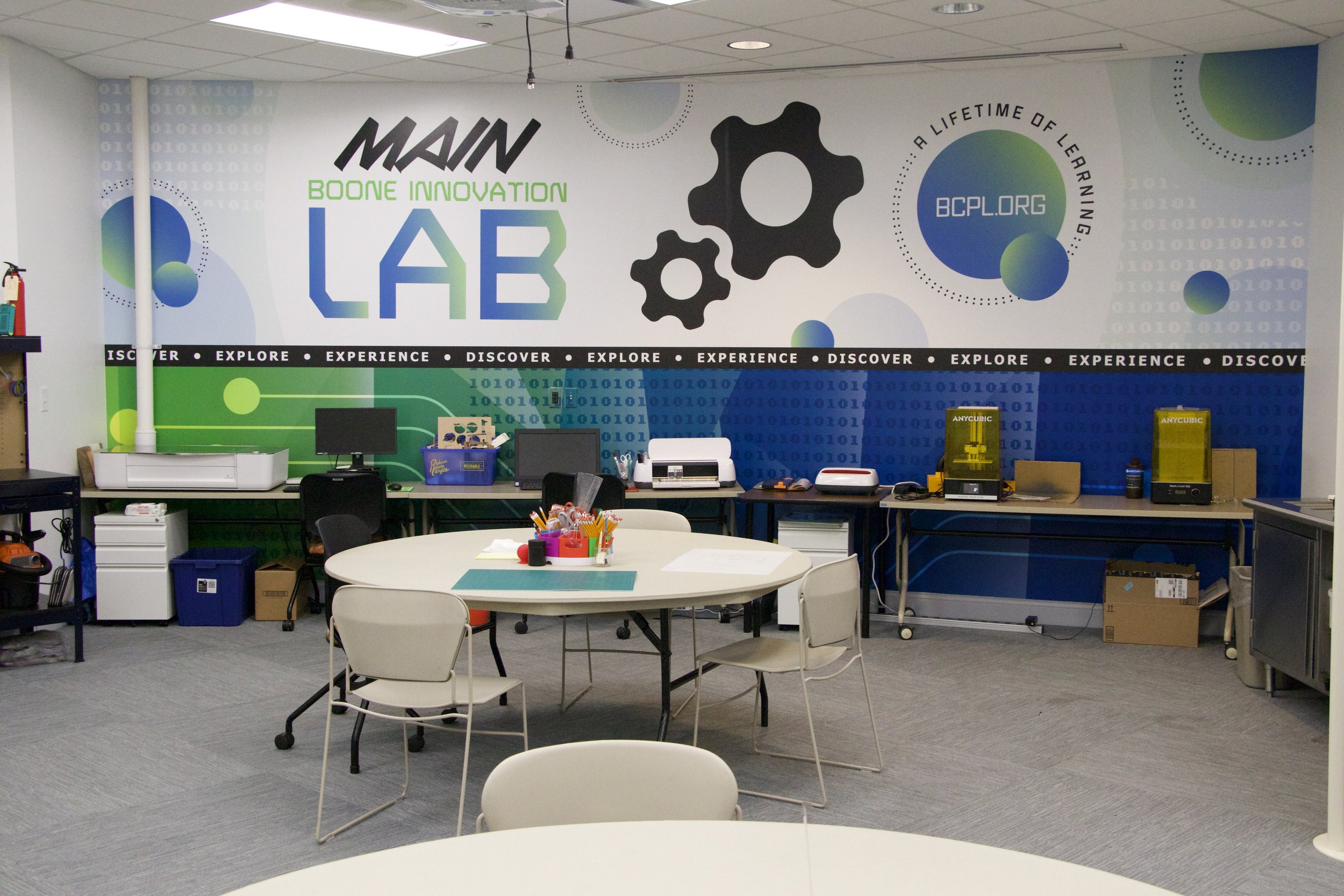 Boone Innovation Lab Murals