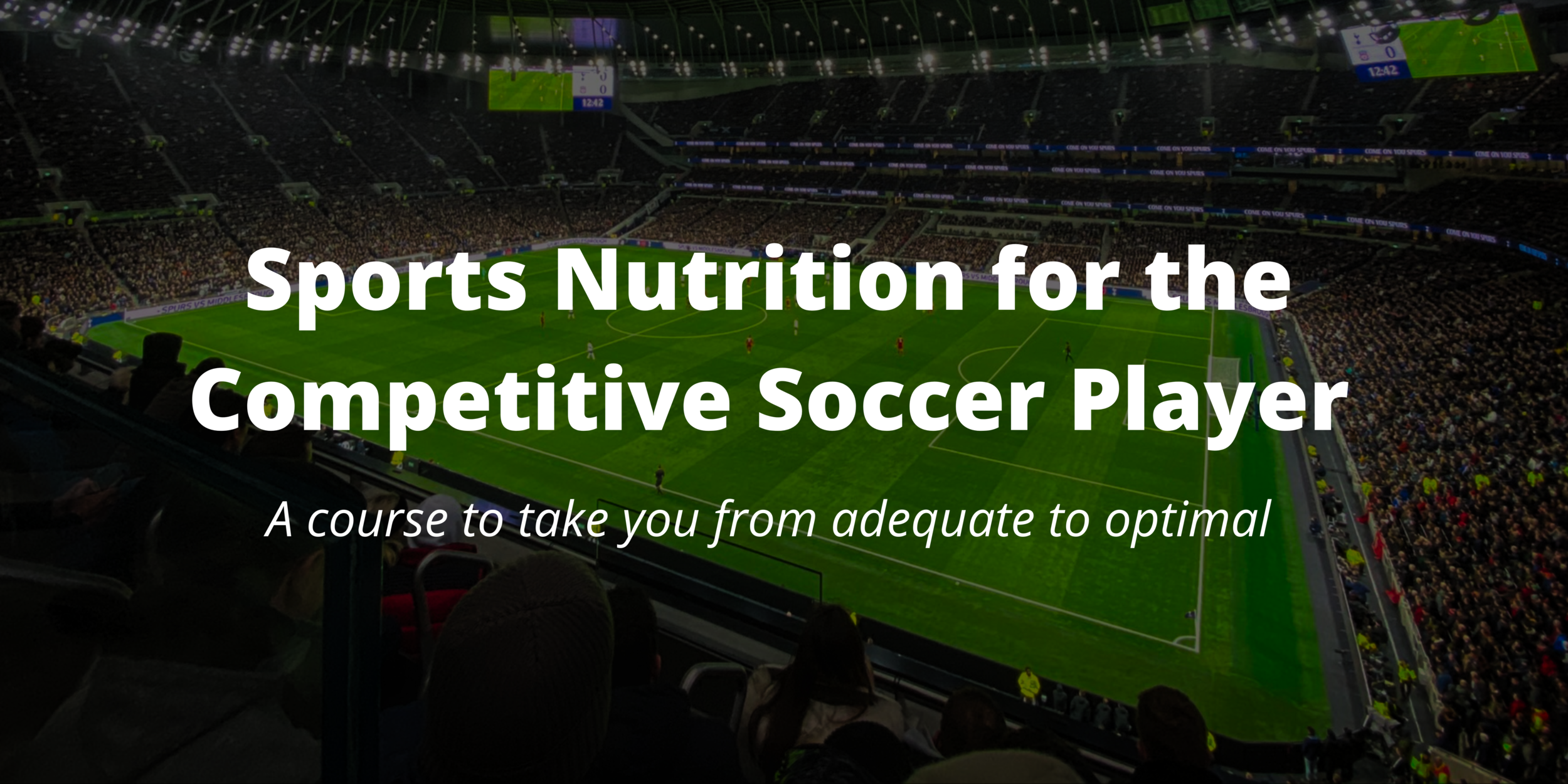 Soccer Sports Nutrition Course — Fit Plate Nutrition