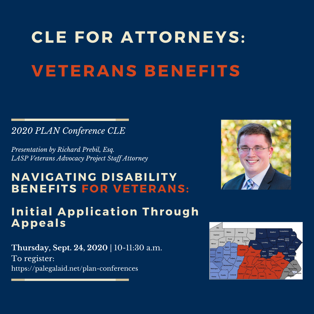 CLE for attorneys: Veterans Benefits