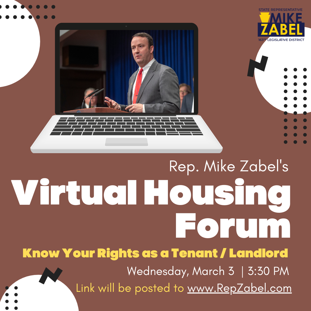 Virtual Housing Forum with Rep. Zabel