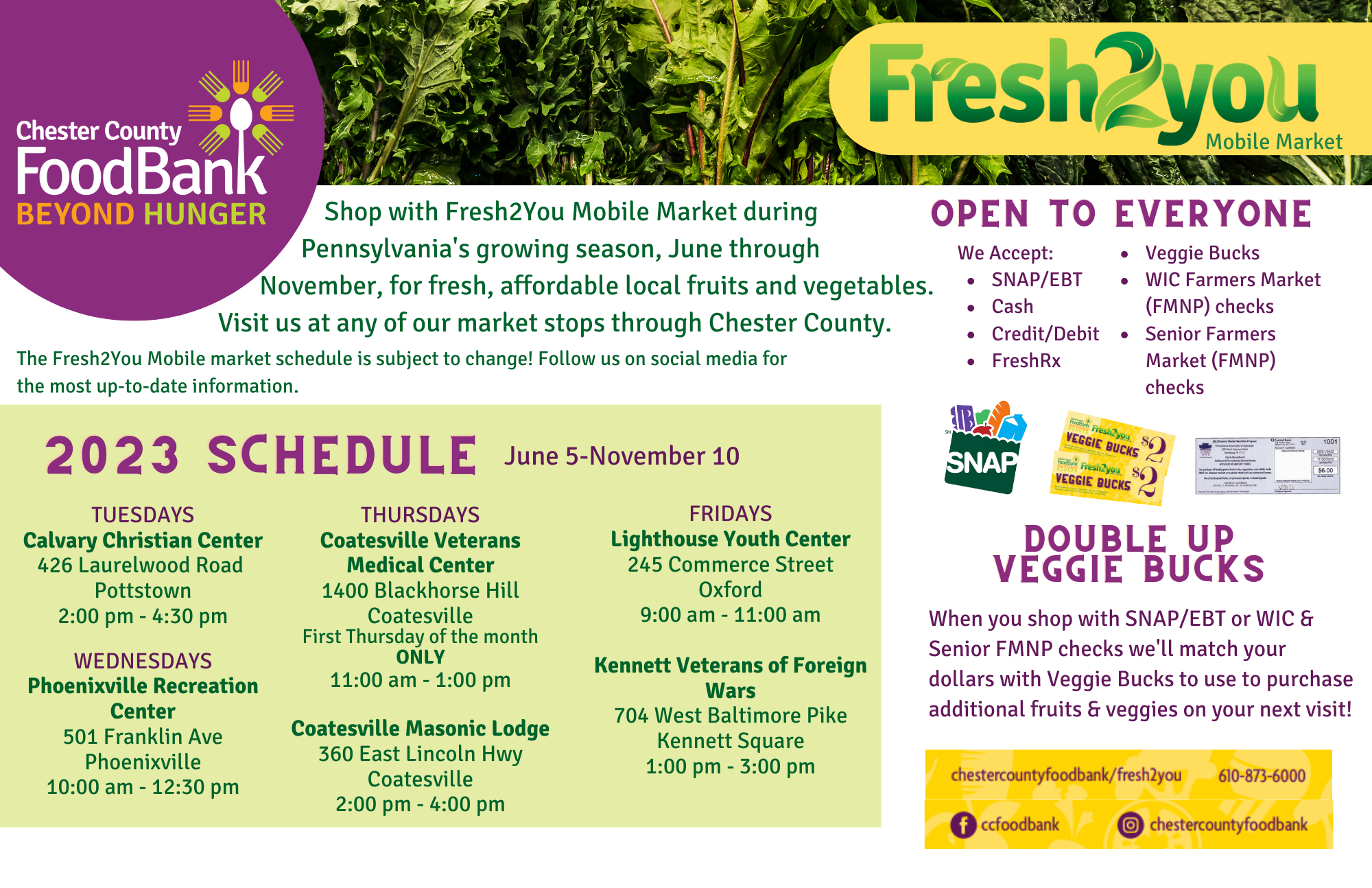2023 Chester Co Food Bank Schedule-English.png