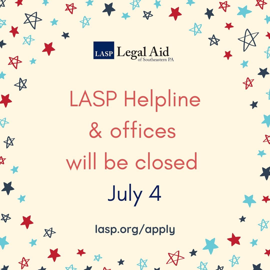 Independence Day - Helpline and offices CLOSED July 4