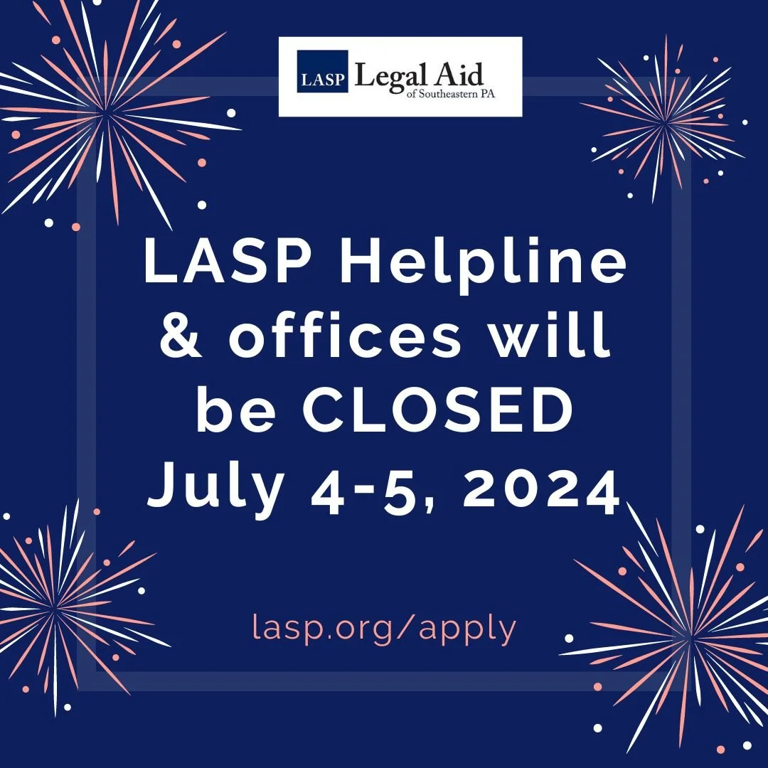 Independence Day - Helpline and offices CLOSED July 4-5