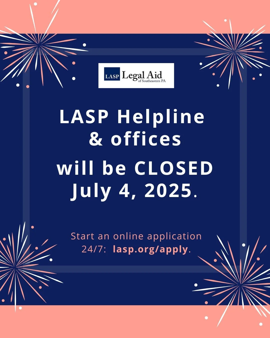 Independence Day: Helpline and offices CLOSED July 4