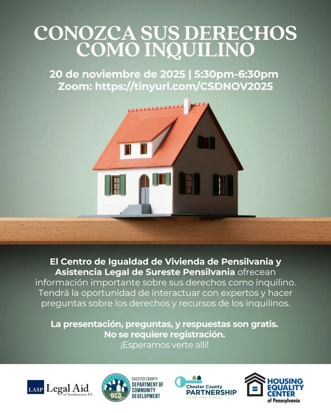 Know Your Rights as a Renter - SPANISH ONLY - Virtual