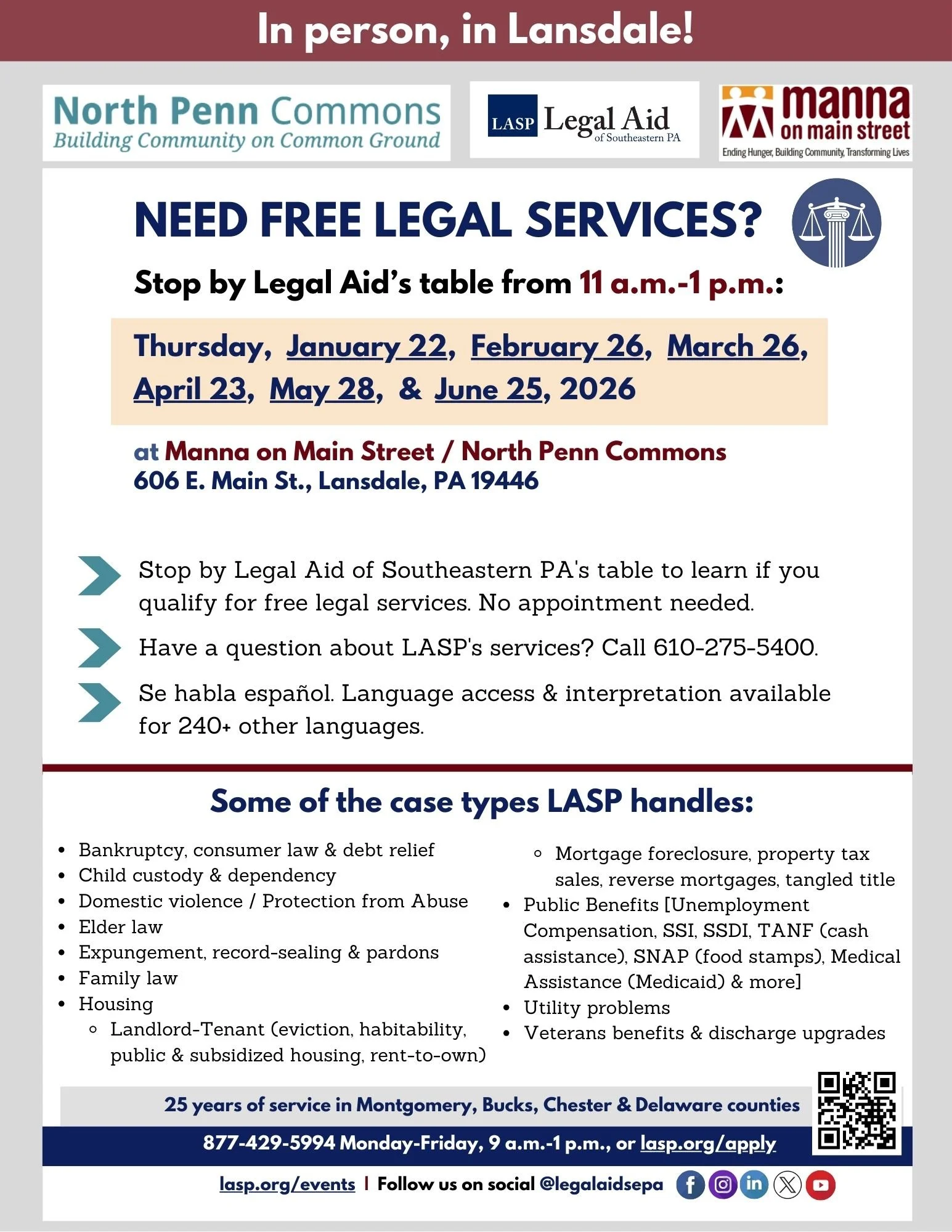 Legal Outreach in Lansdale