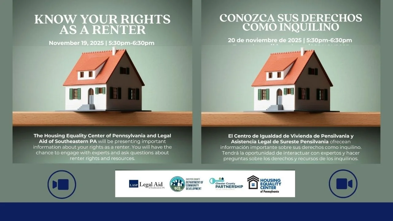 Know Your Rights as a Renter in Pennsylvania:  community presentation