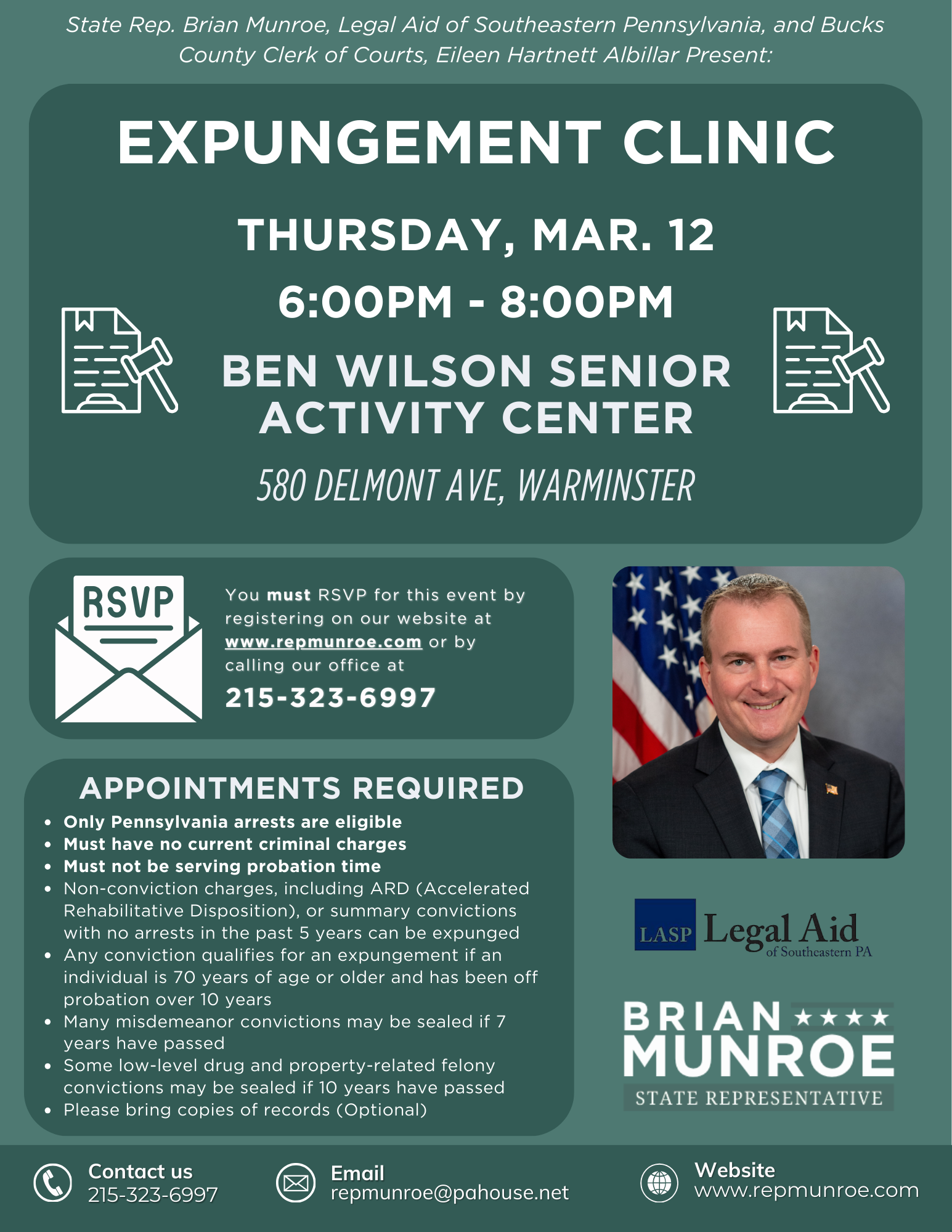 Expungement Clinic in Warminster