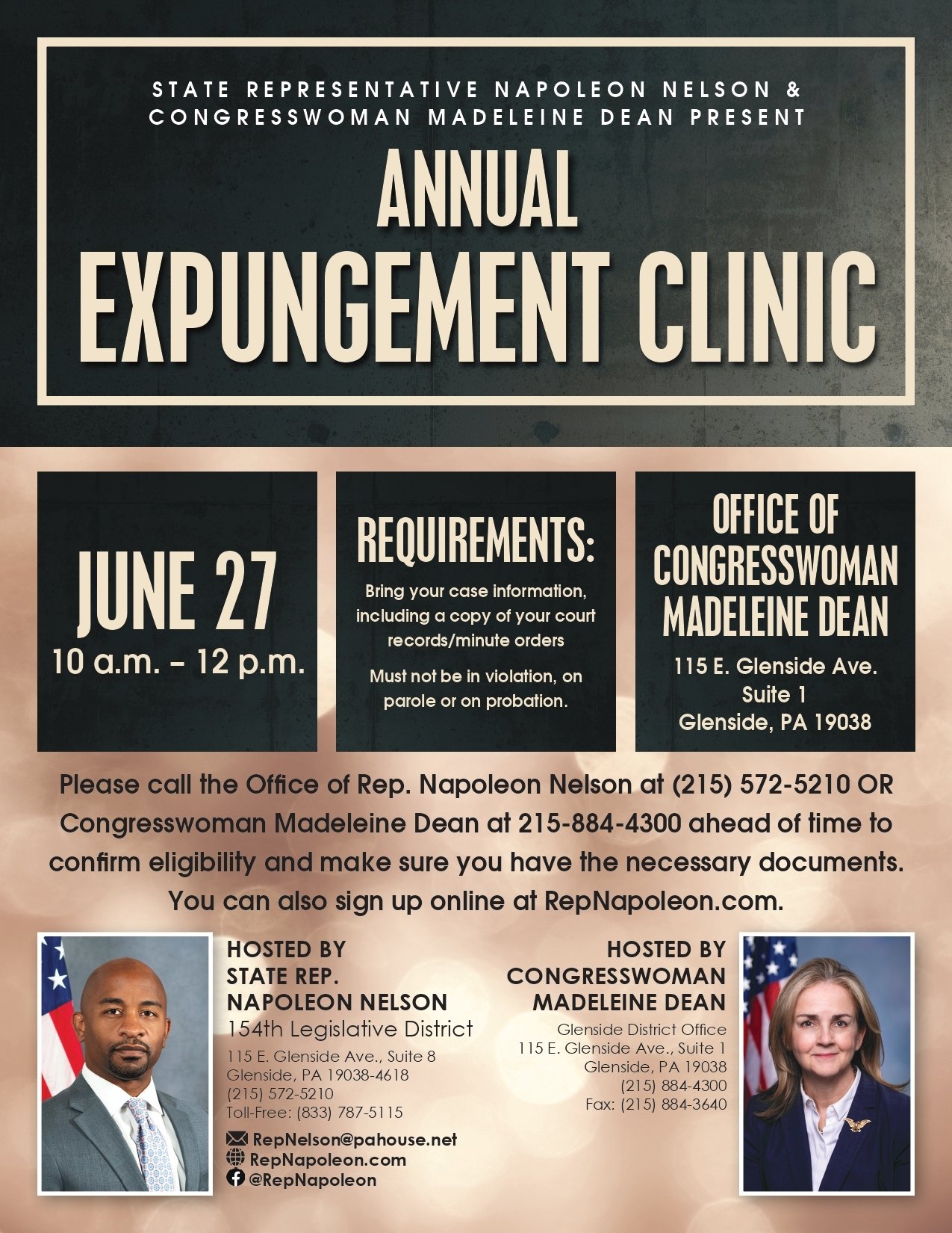 Expungement Clinic in Glenside