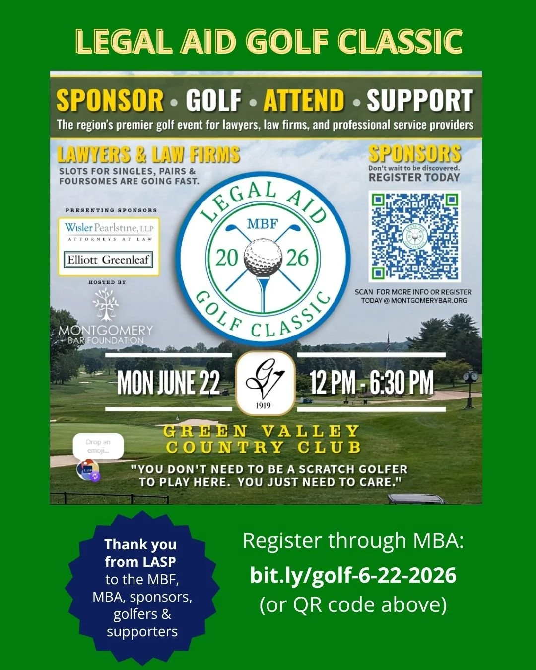 Legal Aid Golf Classic in Lafayette Hill