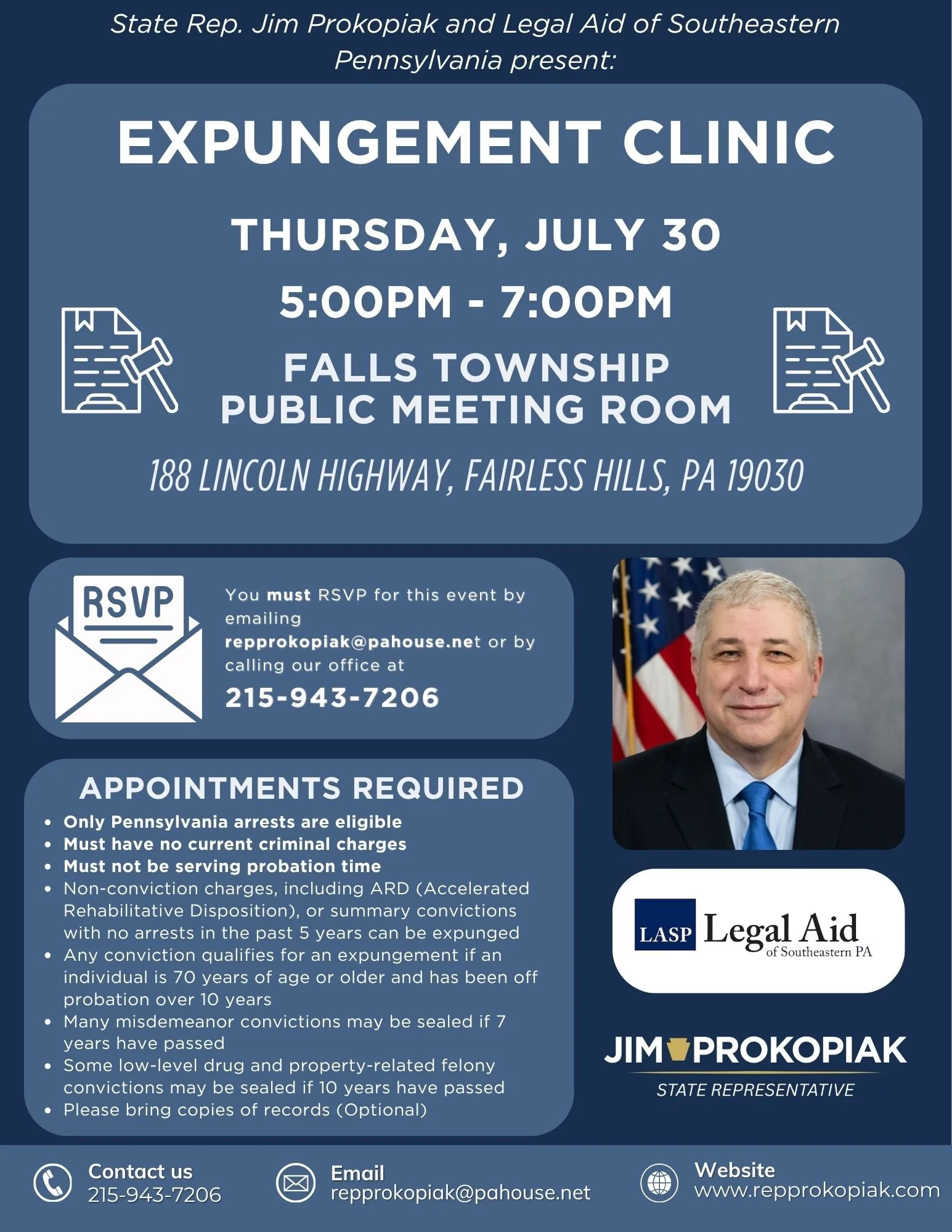 Expungement Clinic in Fairless Hills