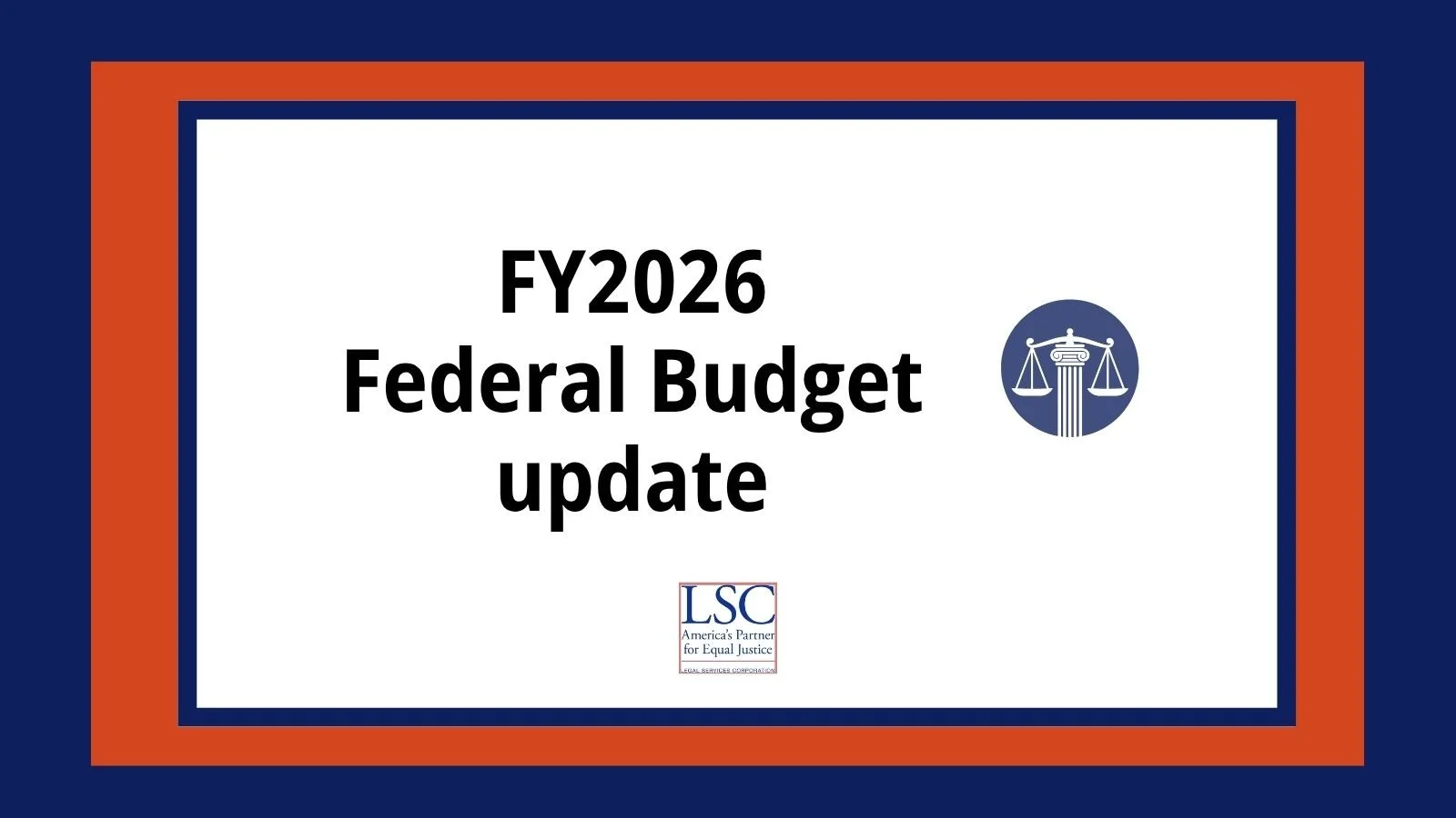 Federal funding update - FY2026